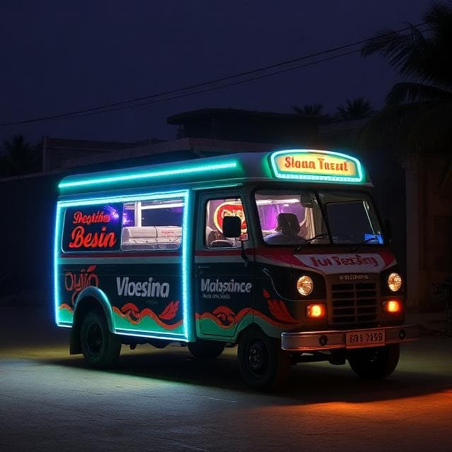LED Mobile Van Branding advertising service