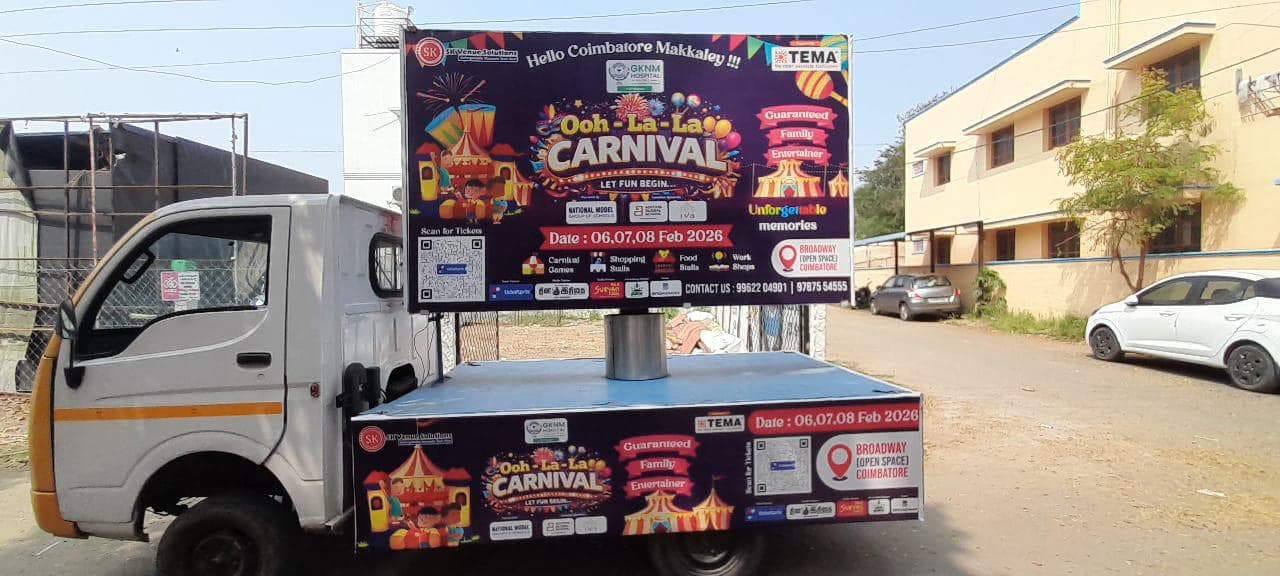 Mobile Van Branding advertising service