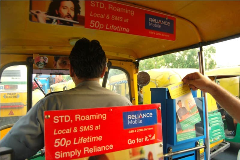 Passenger Auto Advertisement advertising service