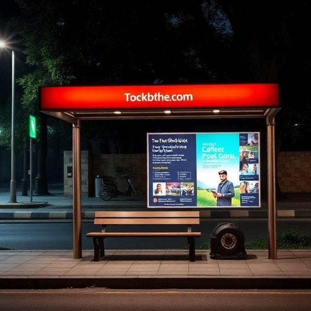 Bus Shelter Advertisement advertising service